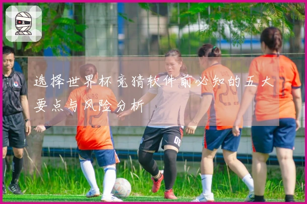 选择世界杯竞猜软件前必知的五大要点与风险分析